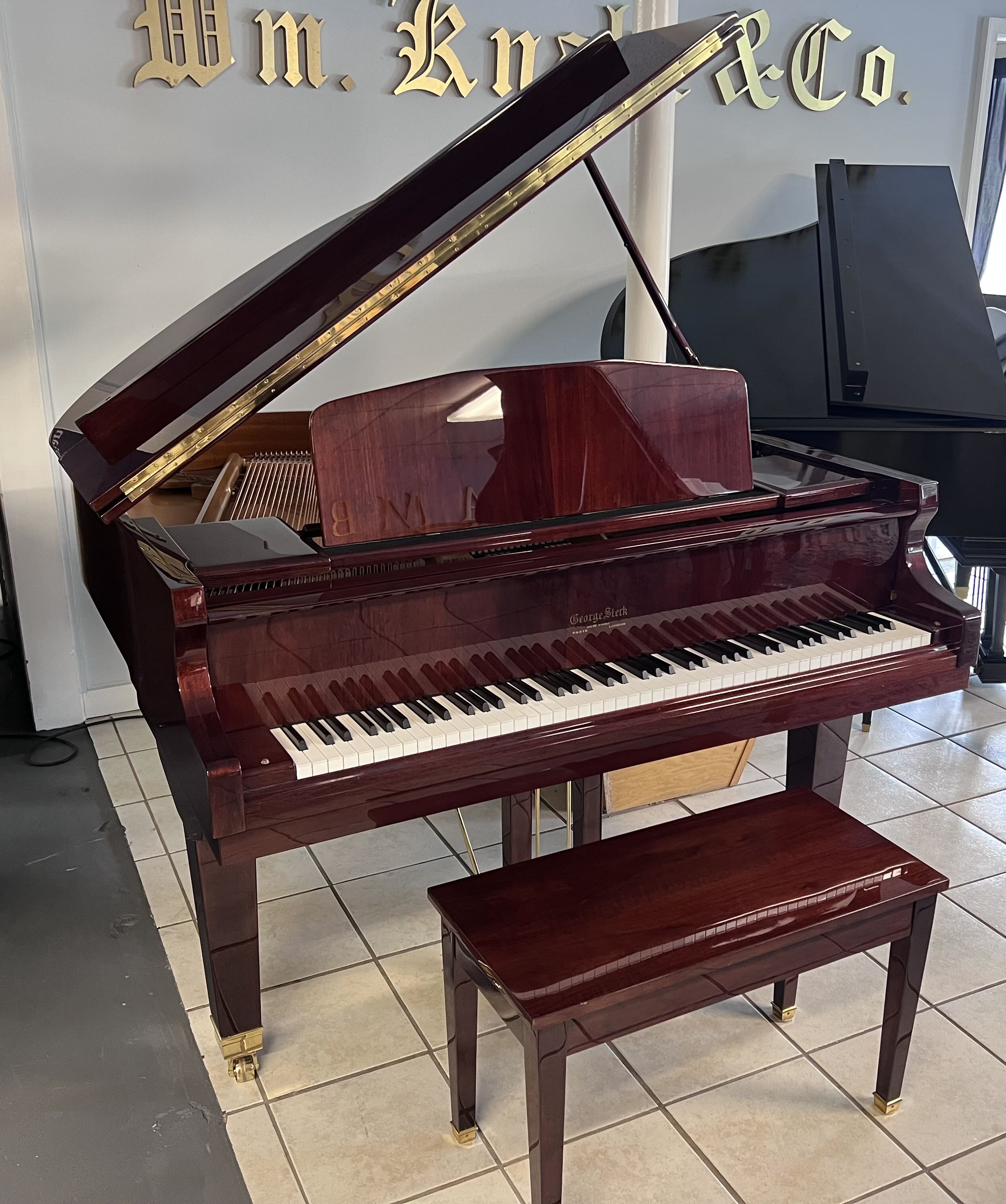 George Steck Grand in Mahogany